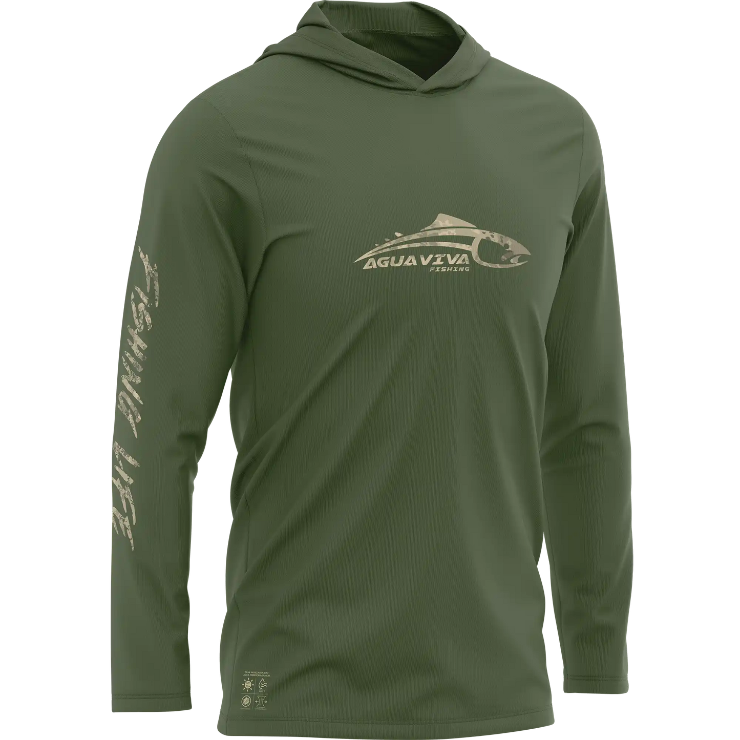CAMISA DE CAPUZ PRÓ ANGLER POLIAMIDA