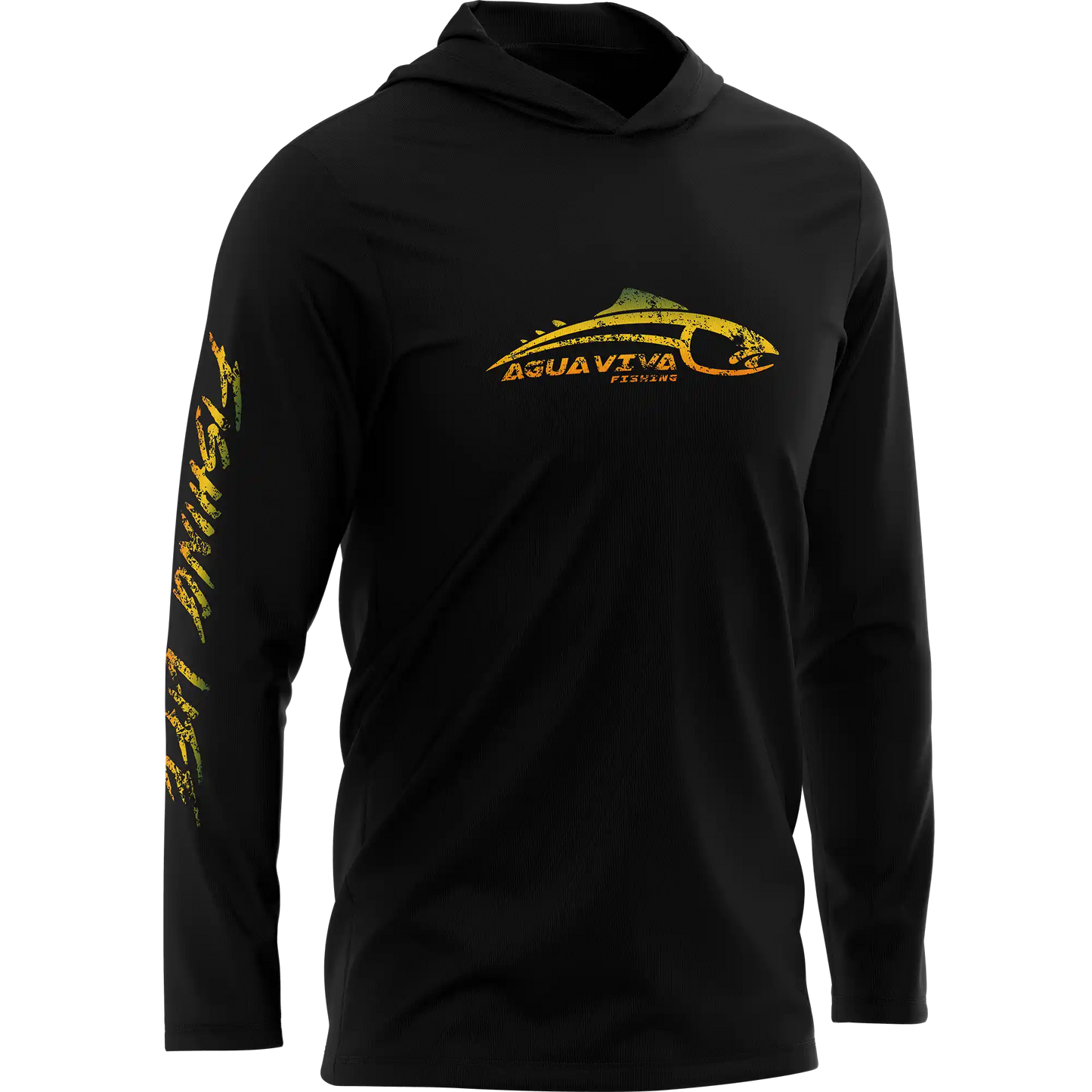 CAMISA DE CAPUZ PRÓ ANGLER POLIAMIDA AÇU