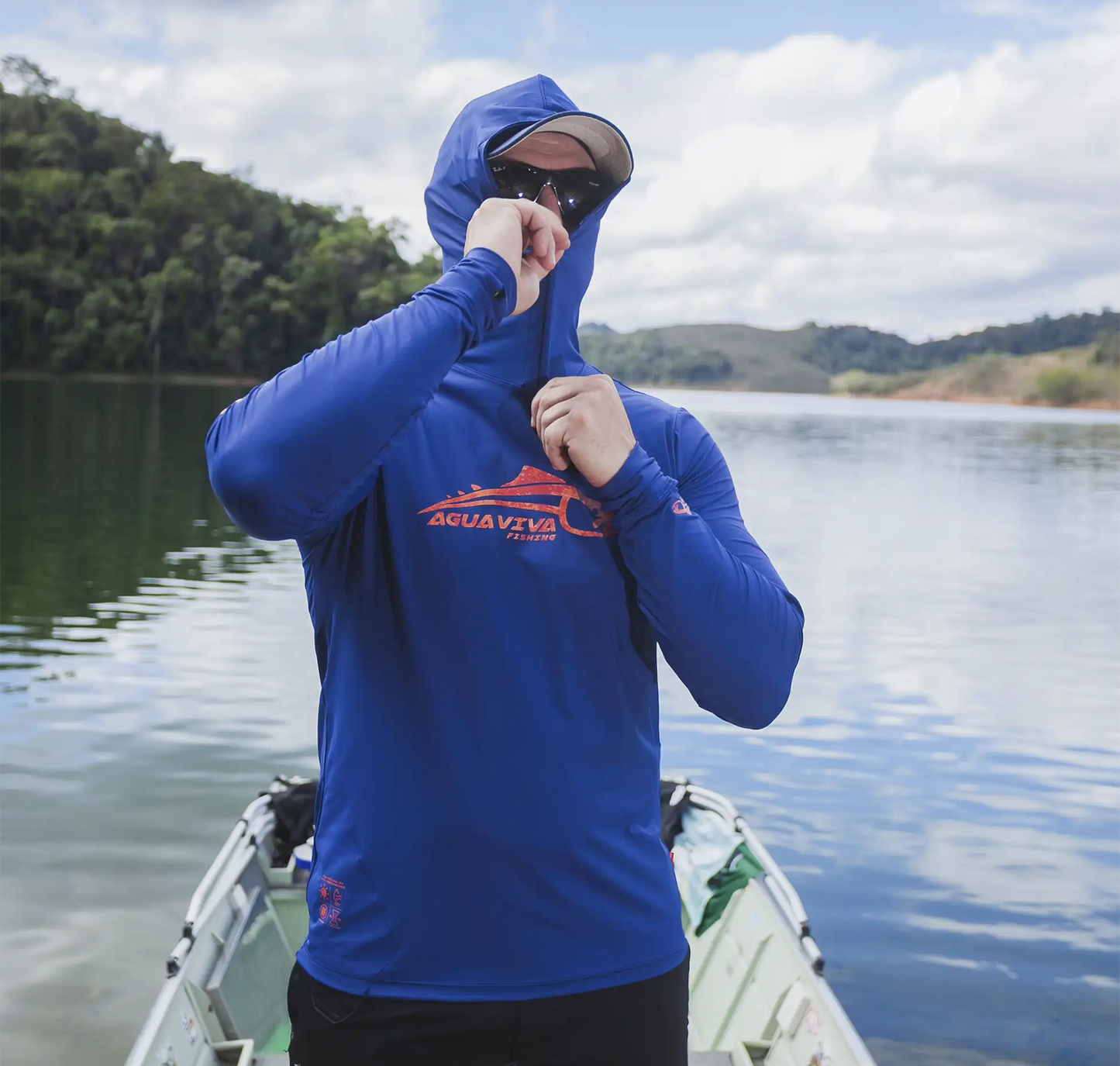 CAMISA DE CAPUZ PRÓ ANGLER POLIAMIDA