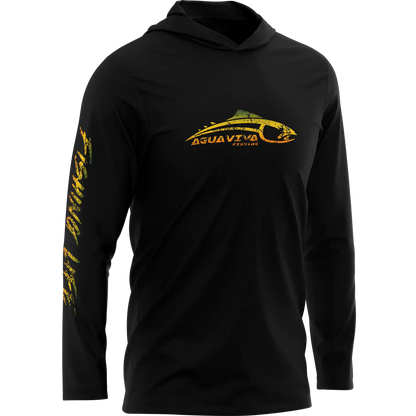 CAMISA DE CAPUZ PRÓ ANGLER POLIAMIDA AÇU