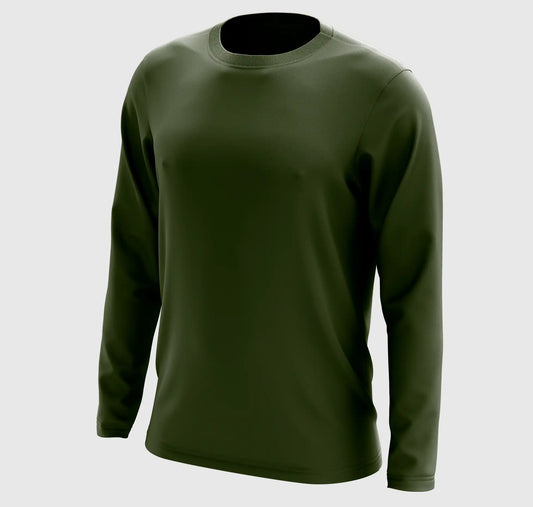 CAMISA DE PRAIA POLIAMIDA PREMIUM VERDE OLIVA