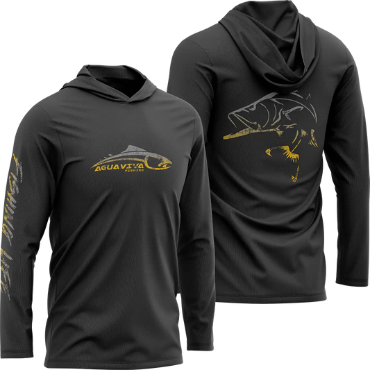 CAMISA DE CAPUZ PRÓ ANGLER POLIAMIDA ROBALO