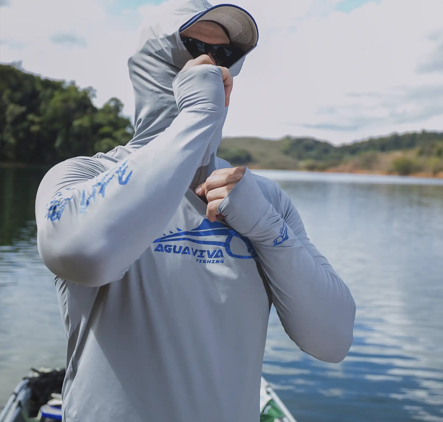 CAMISA DE CAPUZ PRÓ ANGLER POLIAMIDA