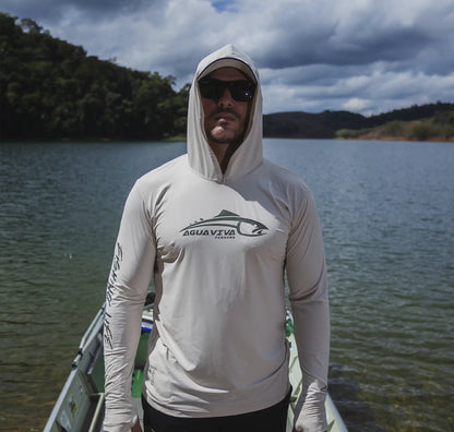 CAMISA DE CAPUZ PRÓ ANGLER POLIAMIDA