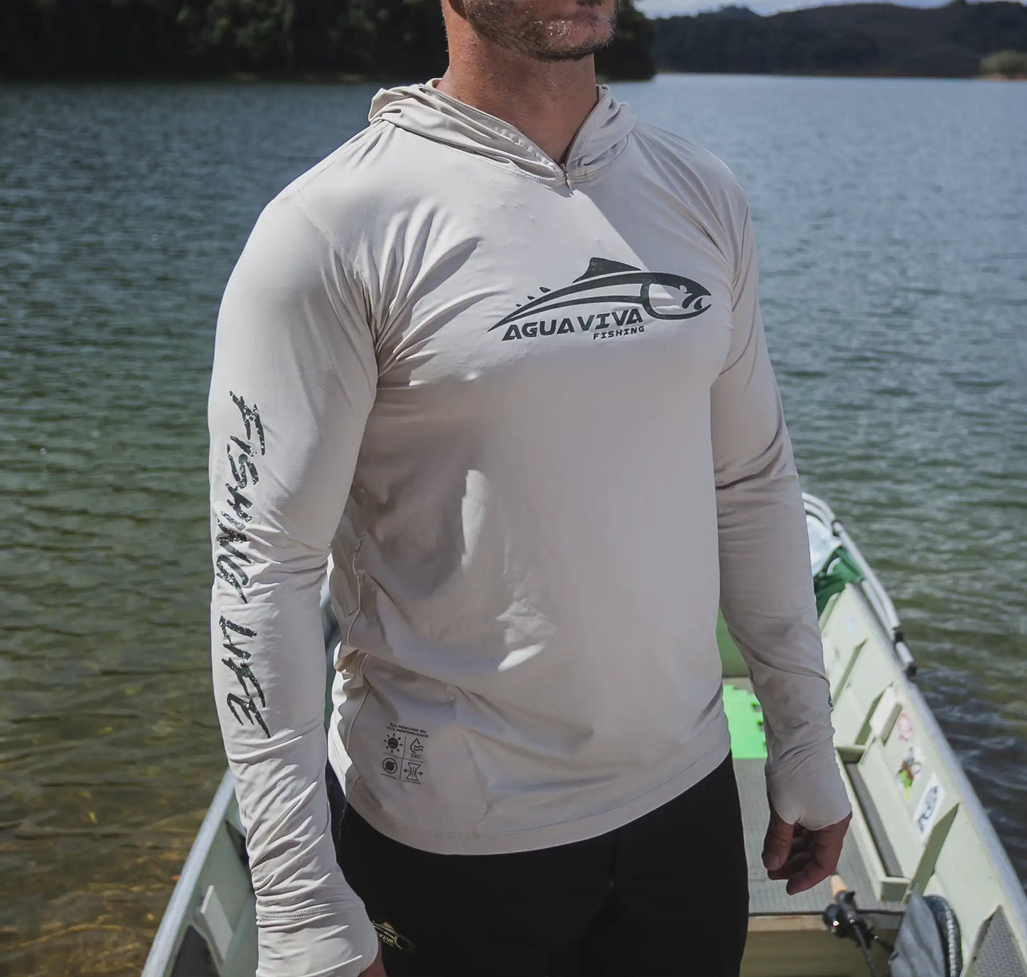 CAMISA DE CAPUZ PRÓ ANGLER POLIAMIDA