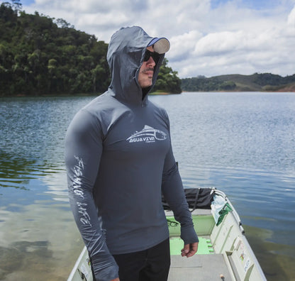 CAMISA DE CAPUZ PRÓ ANGLER POLIAMIDA