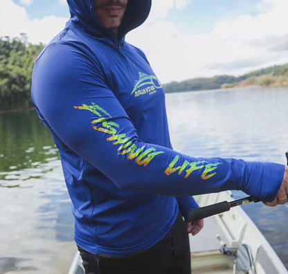 CAMISA DE CAPUZ PRÓ ANGLER POLIAMIDA ANZOL MAORI