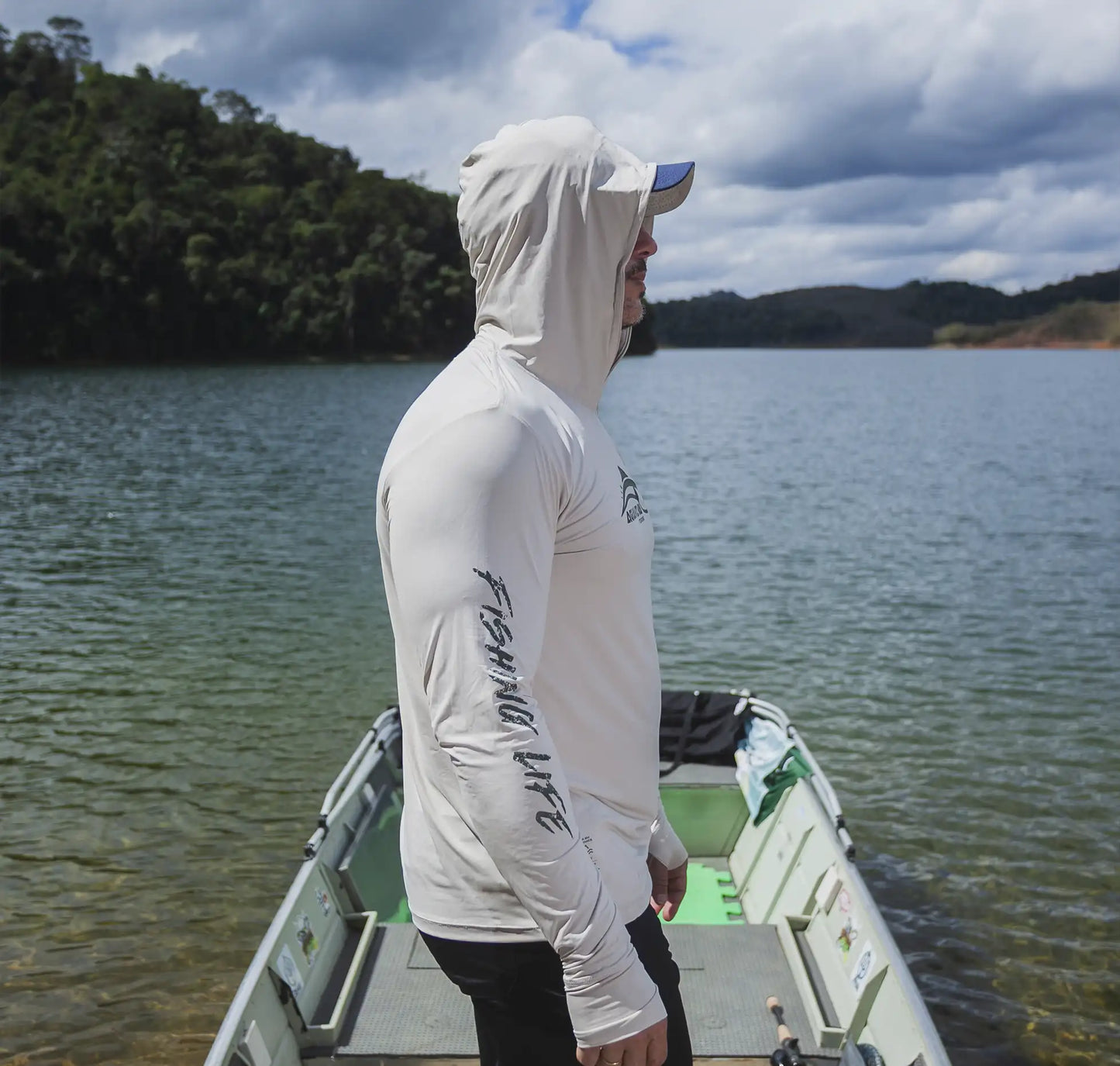 CAMISA DE CAPUZ PRÓ ANGLER POLIAMIDA