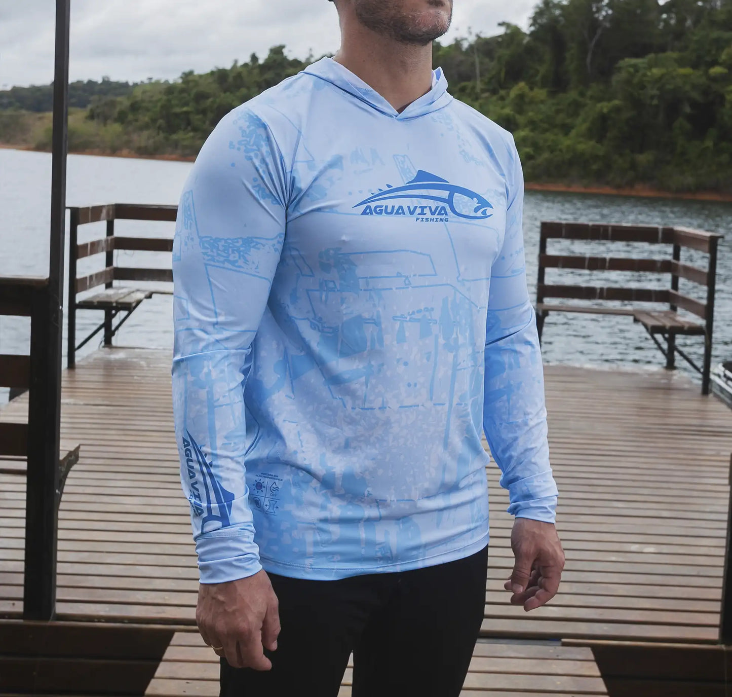 CAMISA DE CAPUZ LAKE PATROL LIGHT