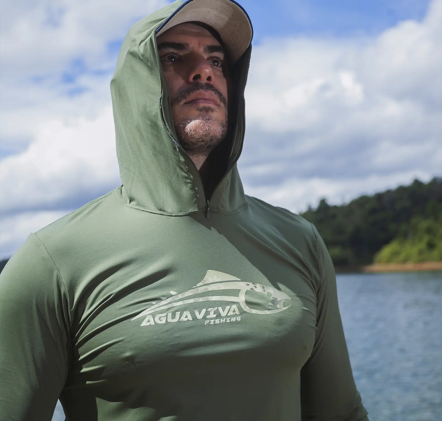 CAMISA DE CAPUZ PRÓ ANGLER POLIAMIDA