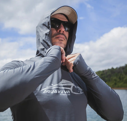 CAMISA DE CAPUZ PRÓ ANGLER POLIAMIDA