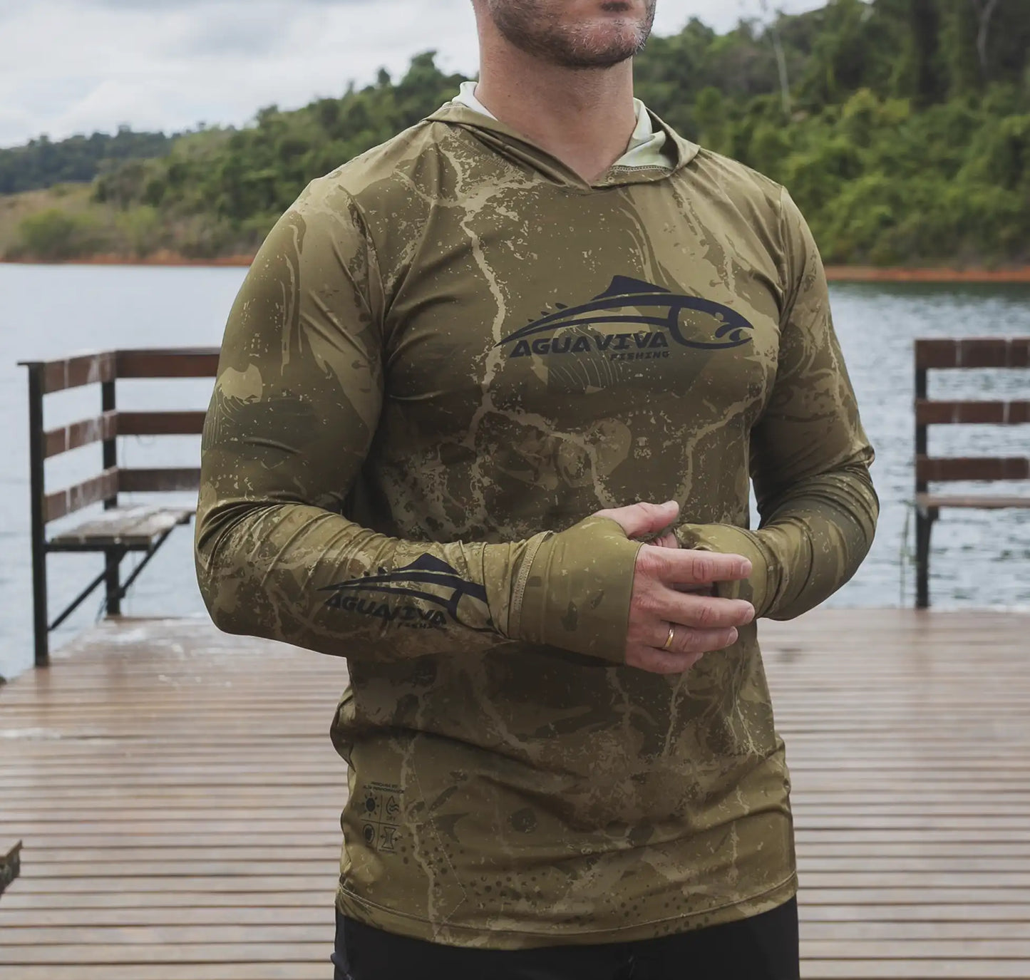 CAMISA DE CAPUZ LAKE PATROL LIGHT