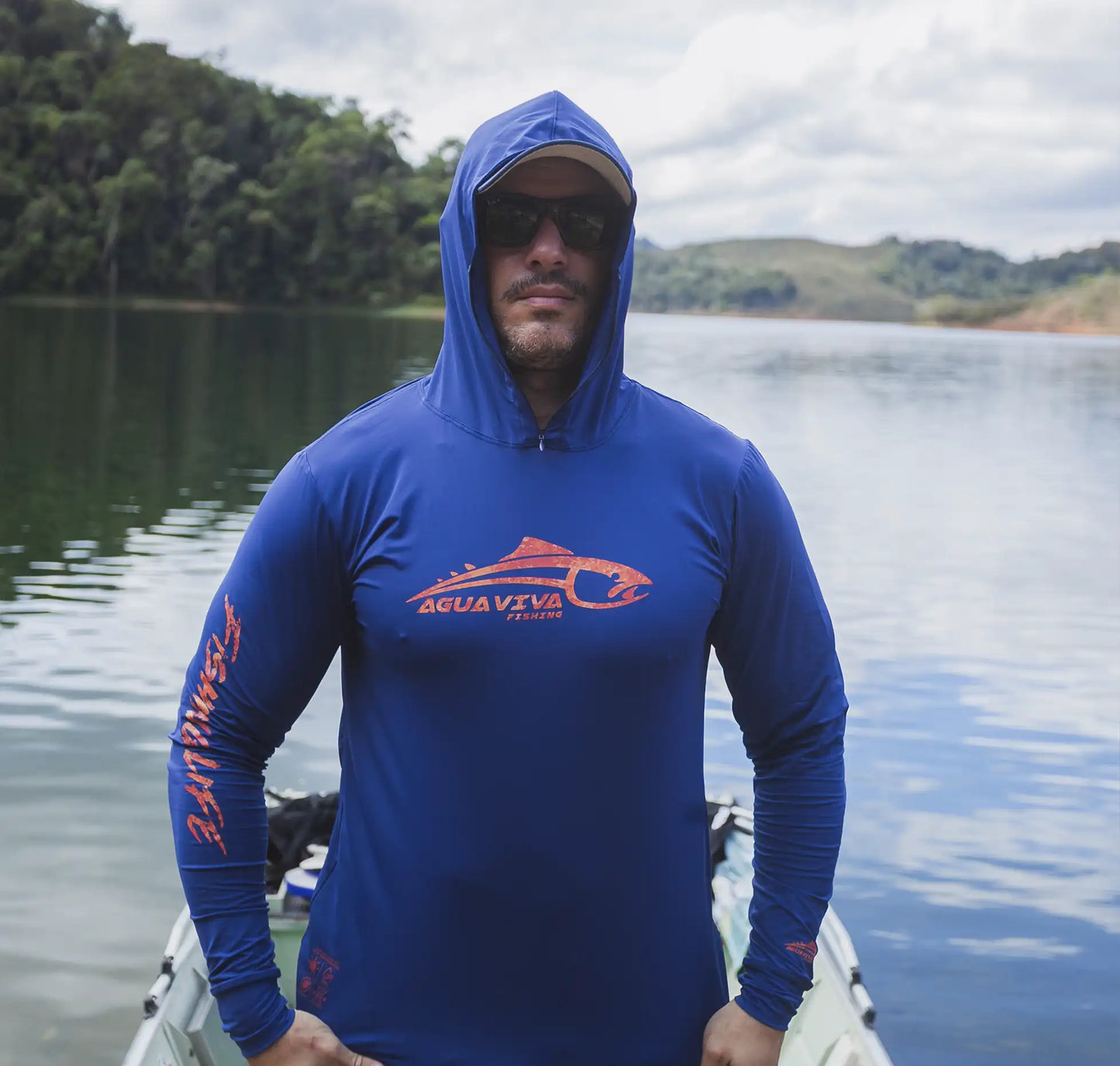 CAMISA DE CAPUZ PRÓ ANGLER POLIAMIDA